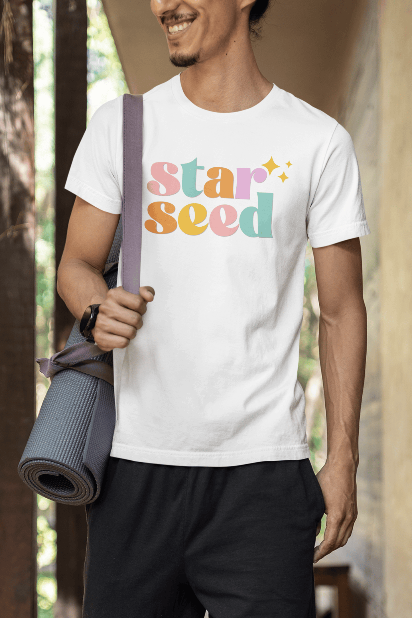 Starseed Graphic T-Shirt – Unisex Comfort Tee | Retro Cotton Shirt | Soft Breathable Fabric
