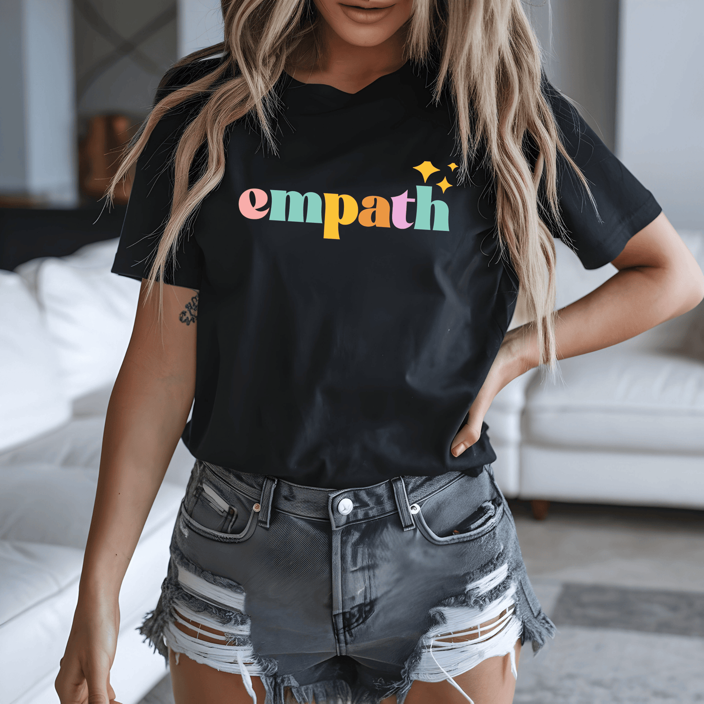 Empath Retro Unisex Comfort Colors Graphic T-Shirt