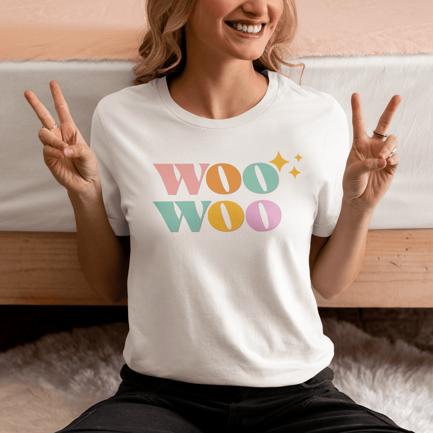 Woo Woo T-Shirt – Unisex Retro Style Graphic Tee | Comfort Colors Shirt