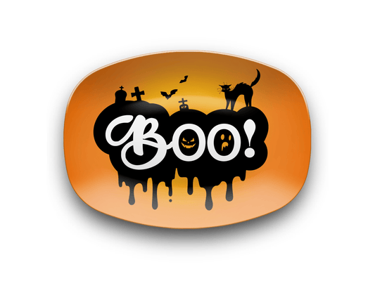 Halloween Candy Tray – Unbreakable Durable Halloween Tray | Spooky Season Tableware 10x14"