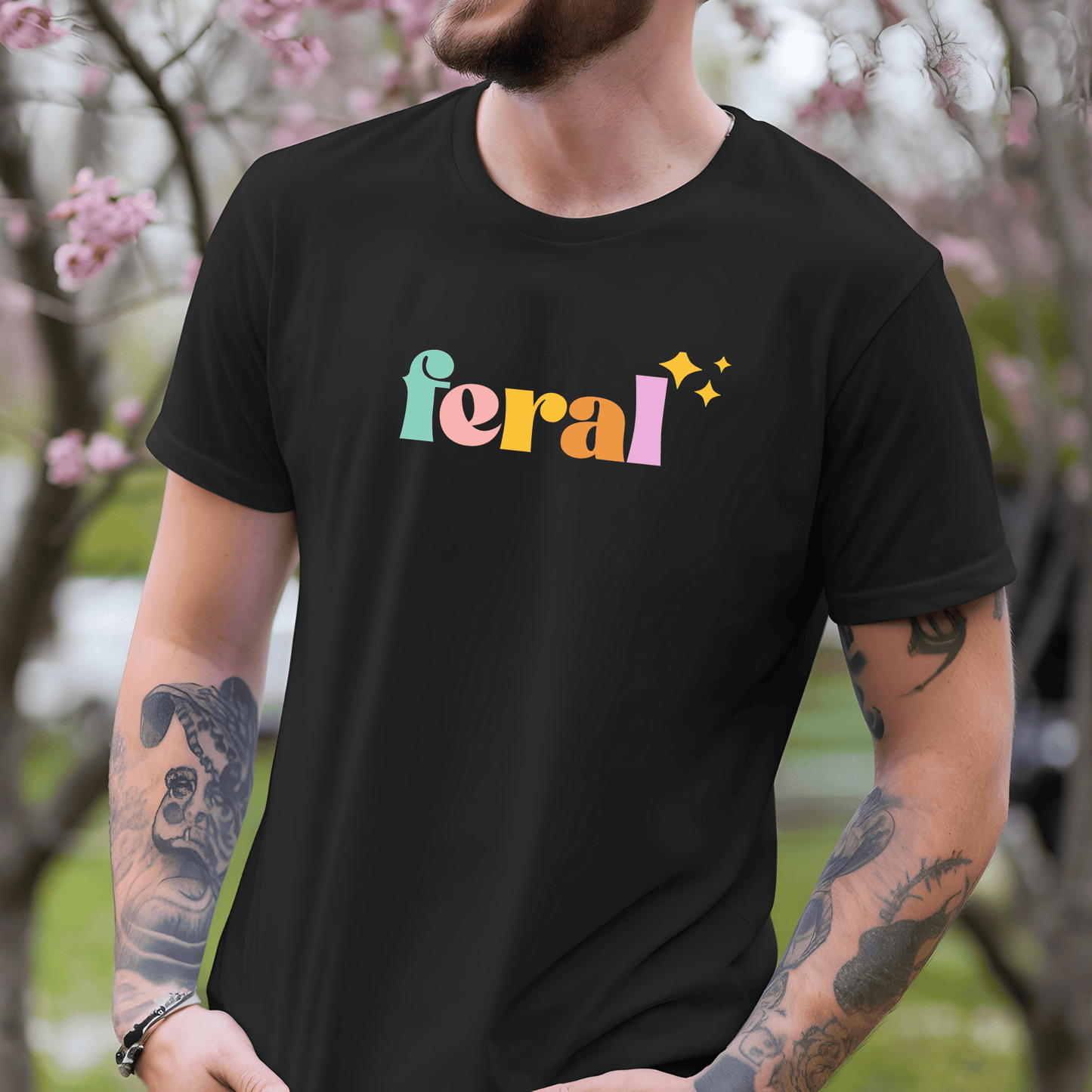 Retro Graphic T-Shirt – Unisex Comfort Tee With Bold Pastel Colors & Vintage Style
