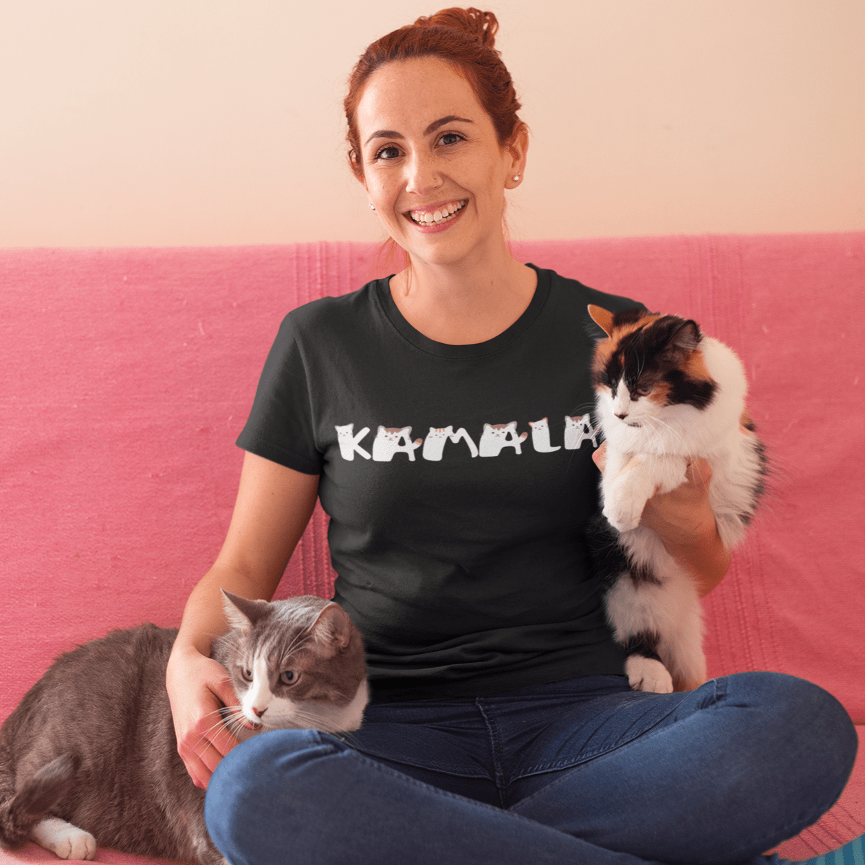 Childless Cat Ladies Kamala Harris for President 2024 Funny Election Shirt