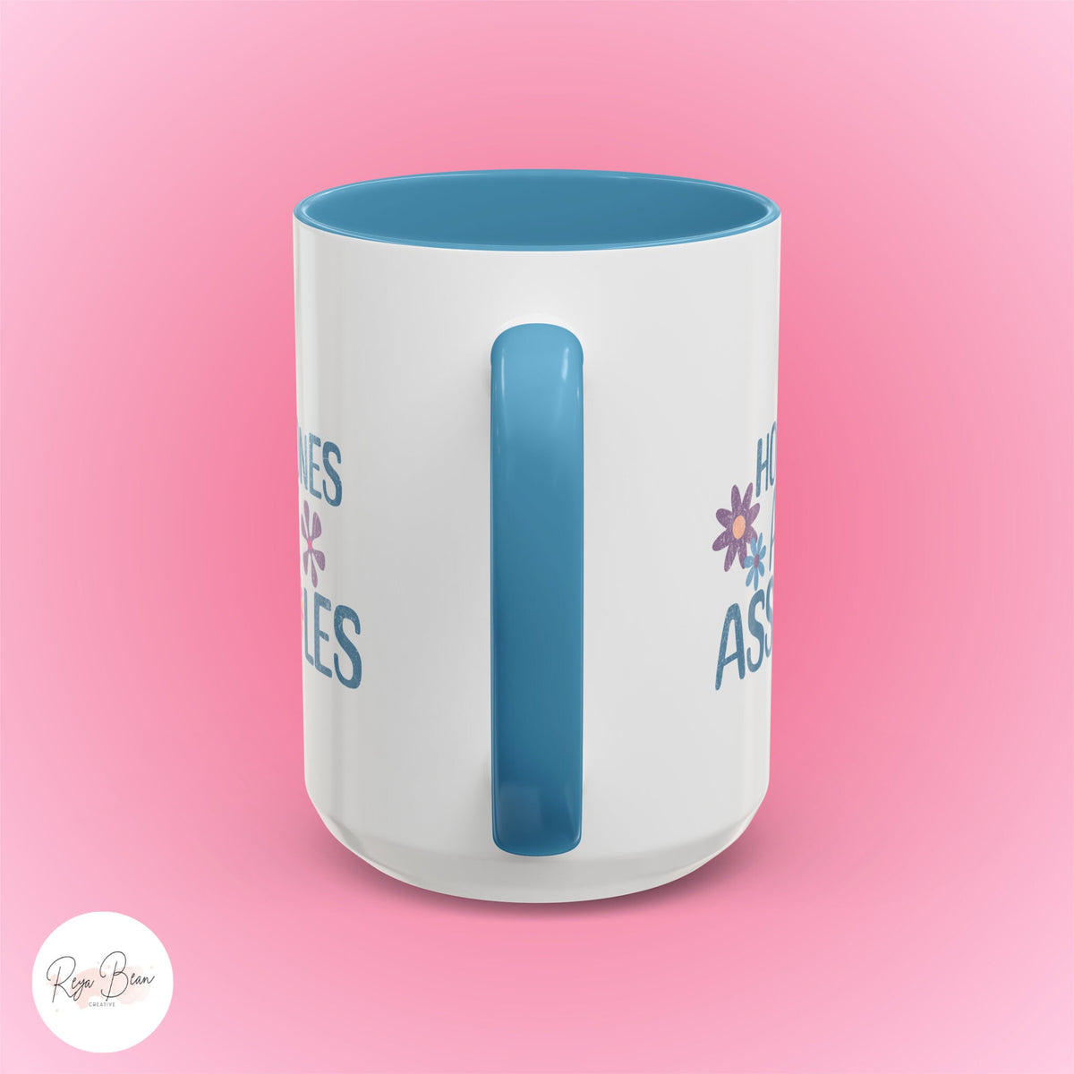 Hormones Are Assholes Mug: Funny Menopause Coffee Cup 15oz