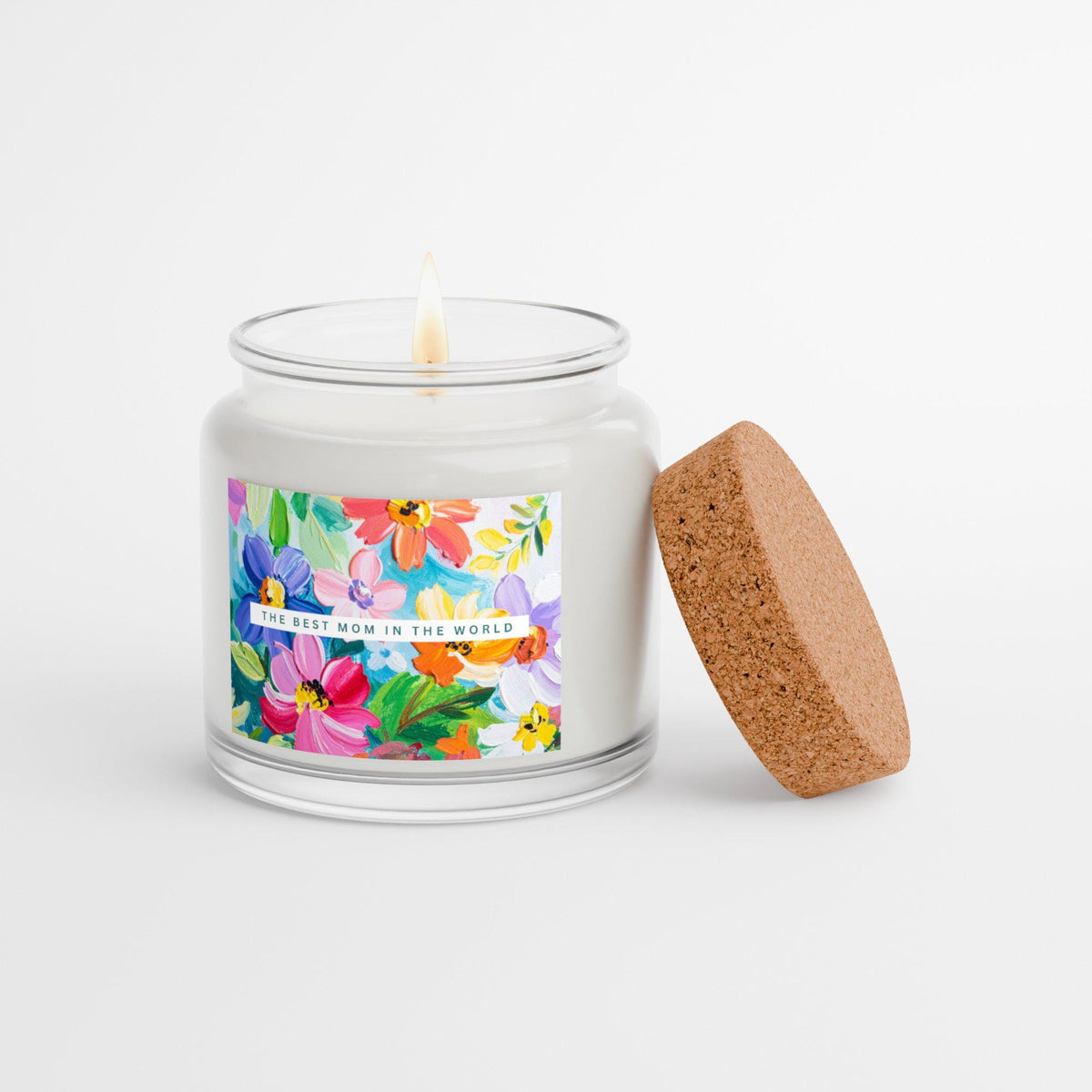Relaxing Mother's Day Spa Gift Box - Crochet Flowers & Soy Candle
