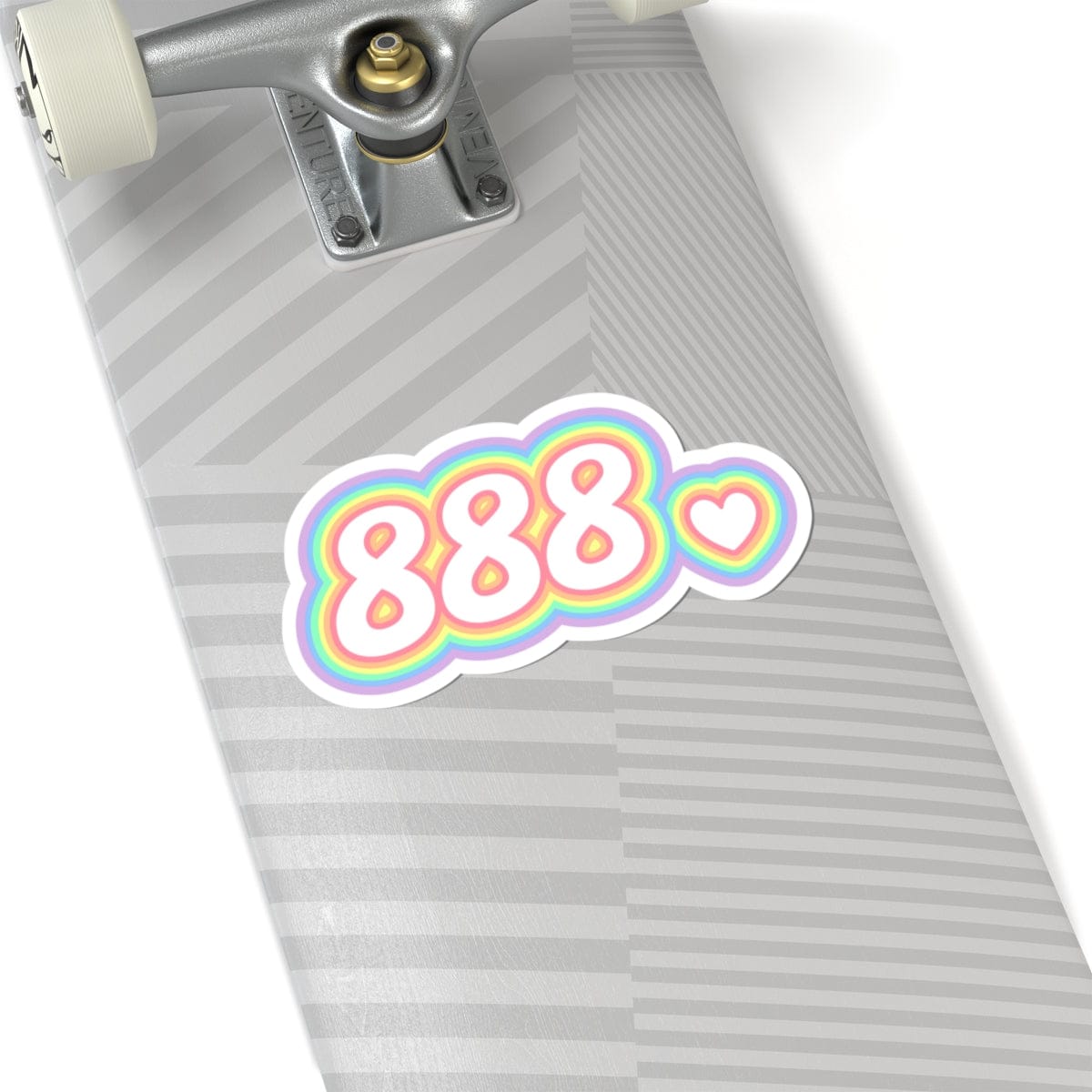 Angel Number Sticker – Retro Pastel Spiritual Manifestation Vinyl Decal