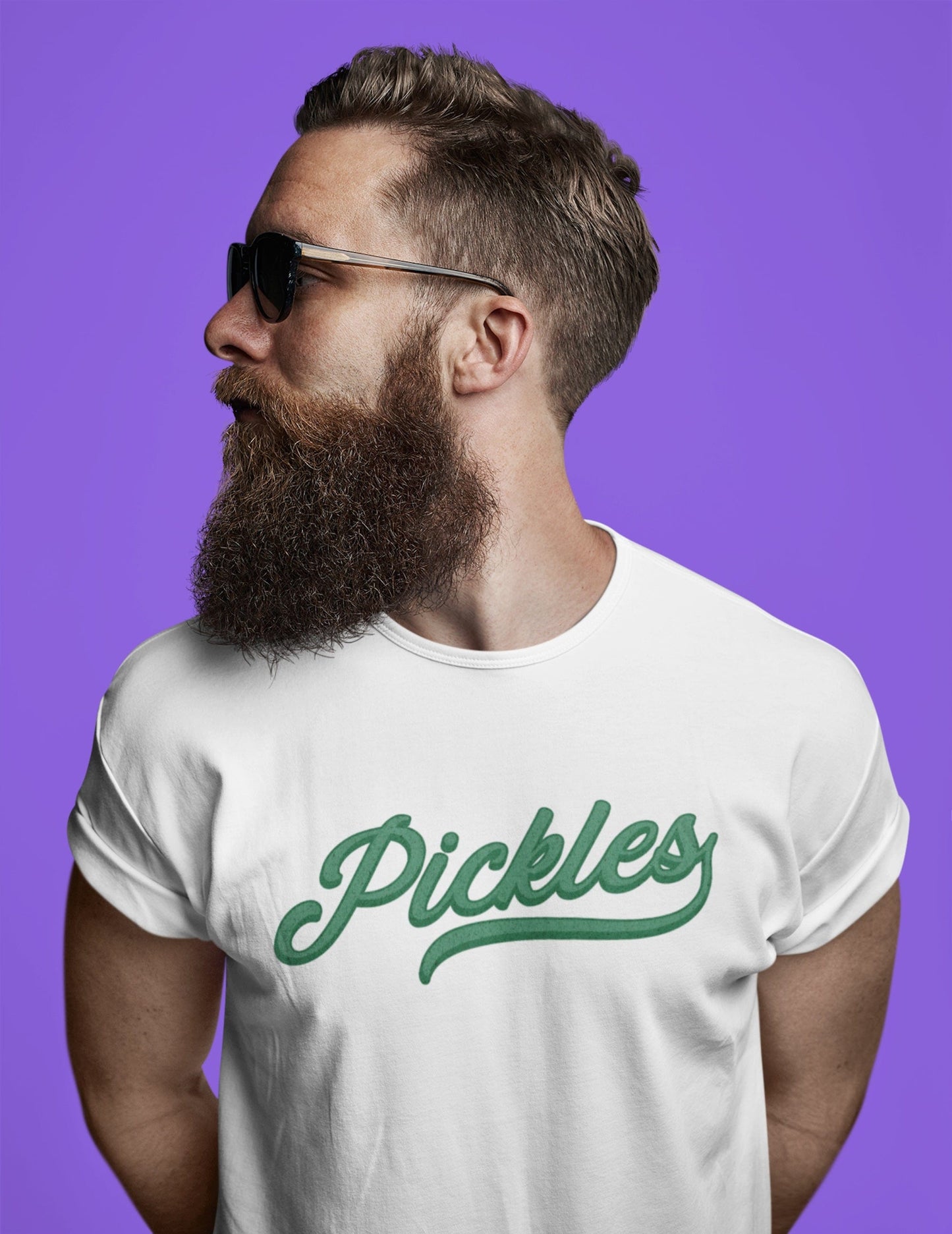 Retro Minimalist Pickles Tshirt