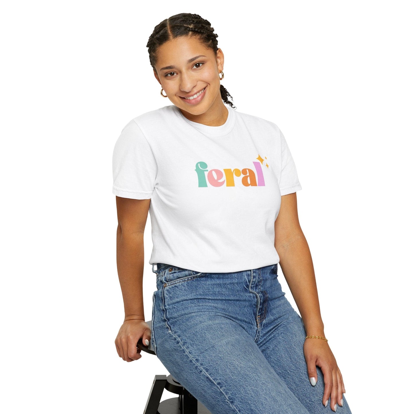 Retro Graphic T-Shirt – Unisex Comfort Tee With Bold Pastel Colors & Vintage Style