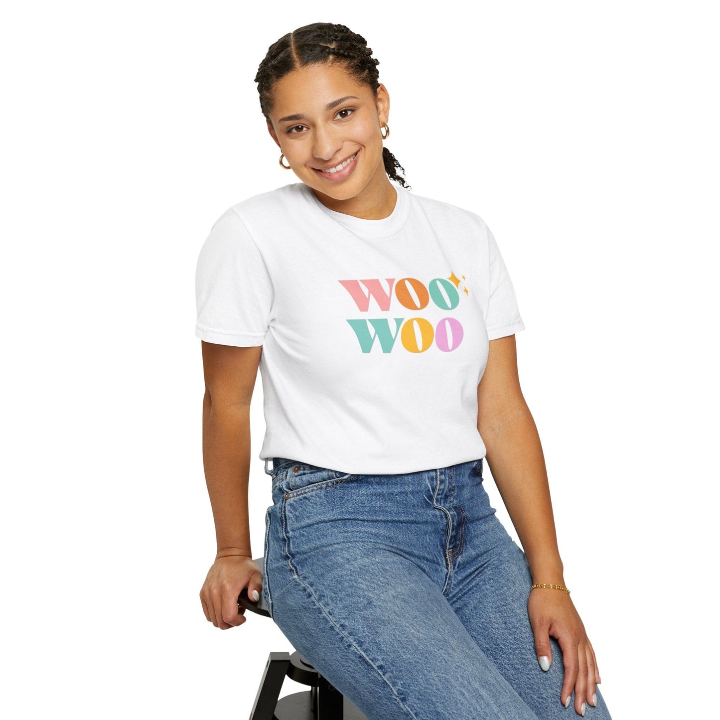 Woo Woo T-Shirt – Unisex Retro Style Graphic Tee | Comfort Colors Shirt