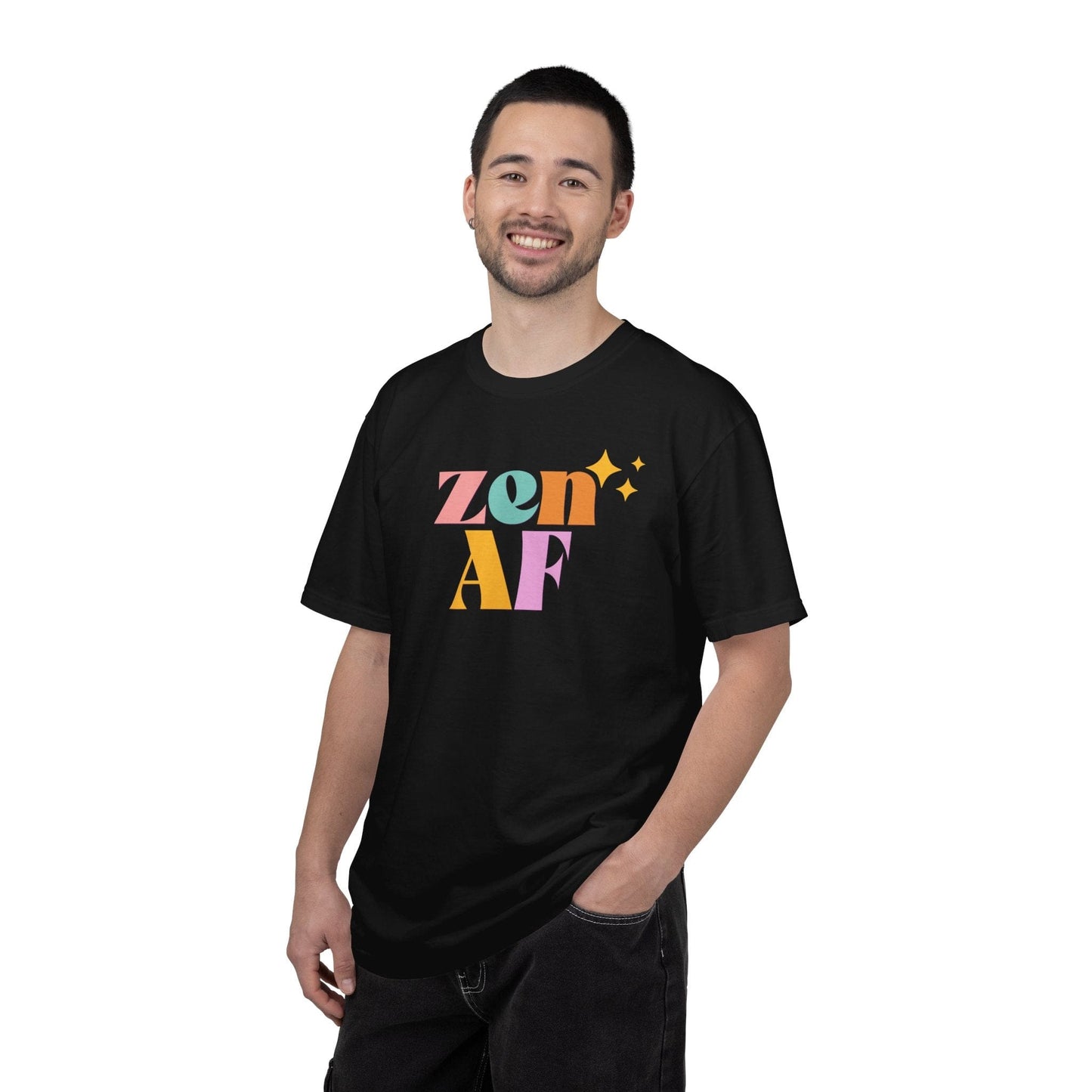 Retro Pastel T-Shirt – Unisex Comfort Colors Graphic Tee for Yoga & Meditation