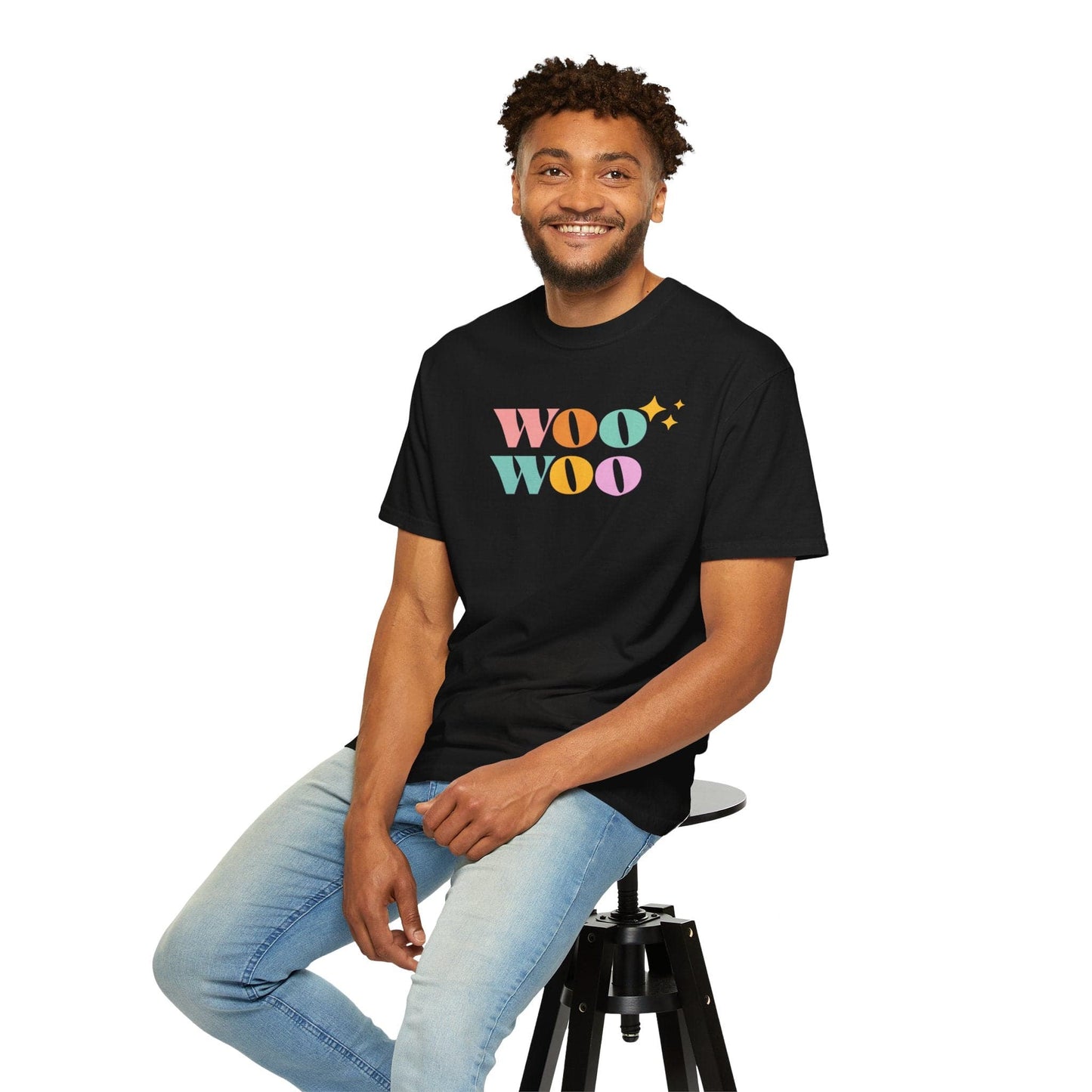Woo Woo T-Shirt – Unisex Retro Style Graphic Tee | Comfort Colors Shirt