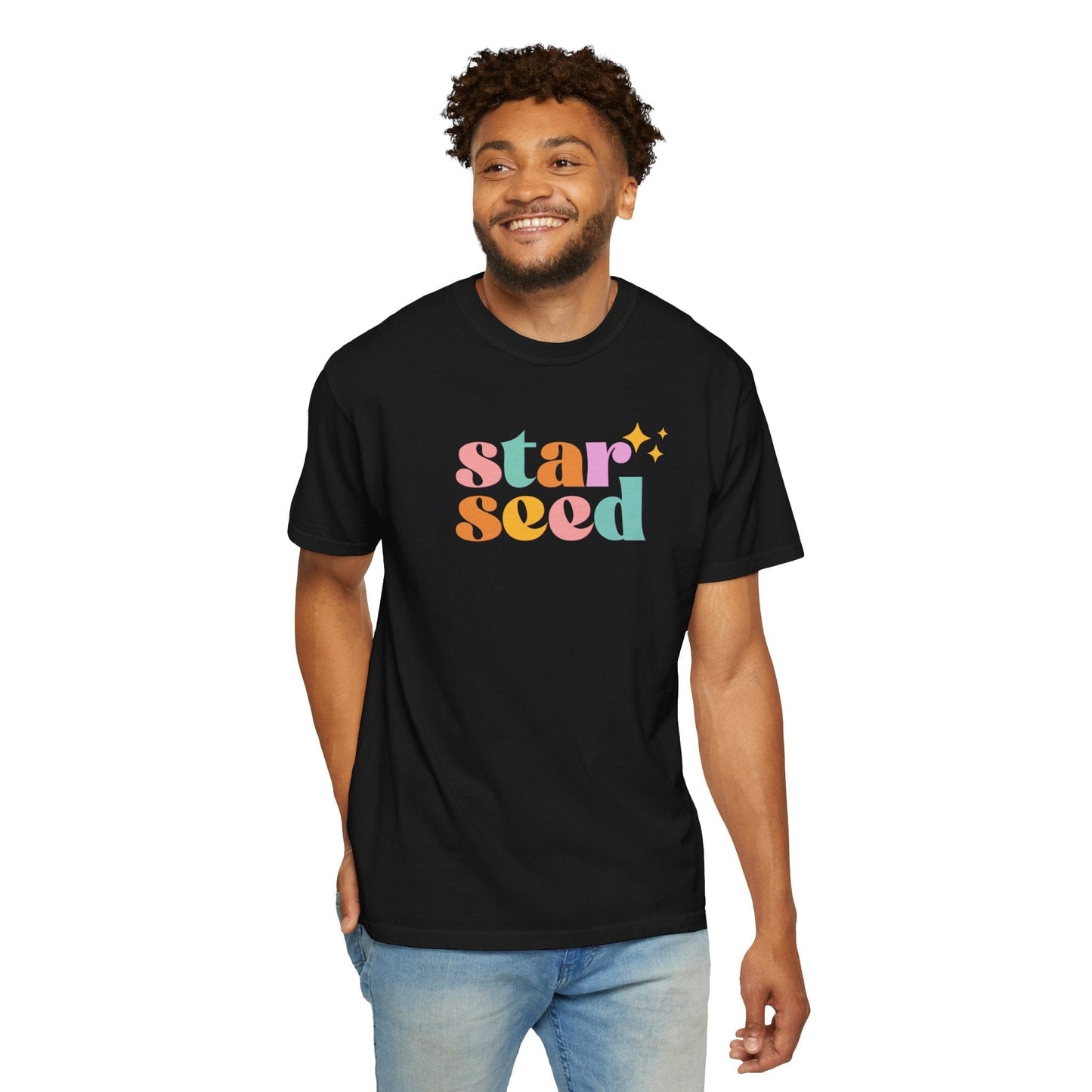 Starseed Graphic T-Shirt – Unisex Comfort Tee | Retro Cotton Shirt | Soft Breathable Fabric