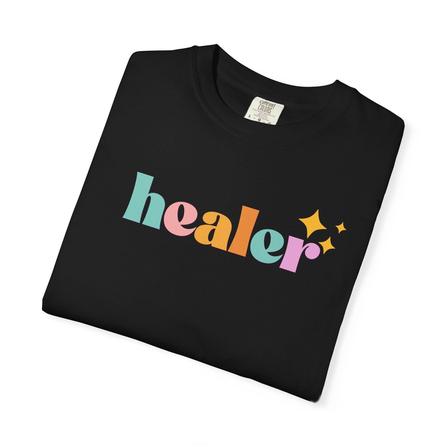 Healer Graphic T-Shirt - Unisex Comfort Tee With Pastel Retro Design