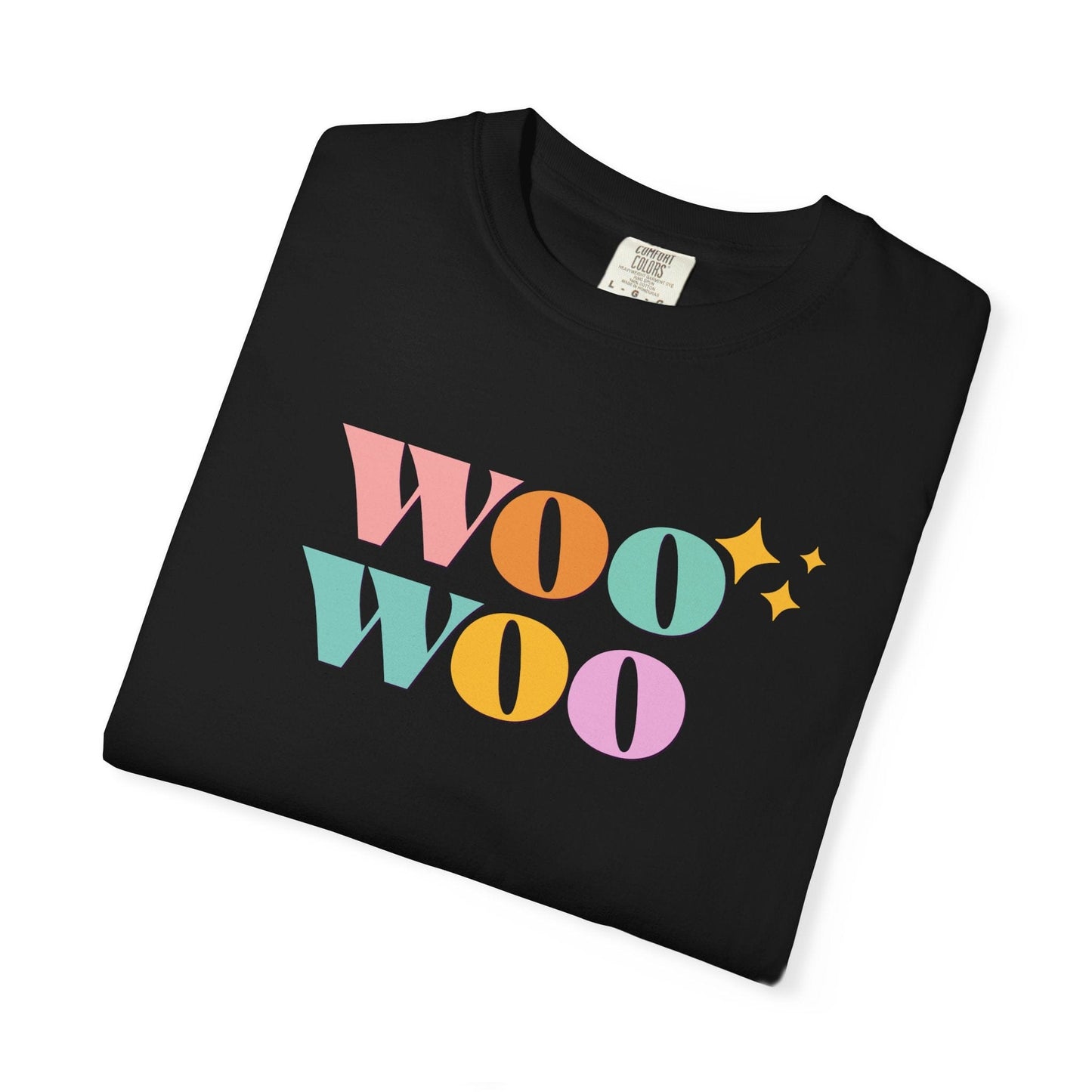 Woo Woo T-Shirt – Unisex Retro Style Graphic Tee | Comfort Colors Shirt