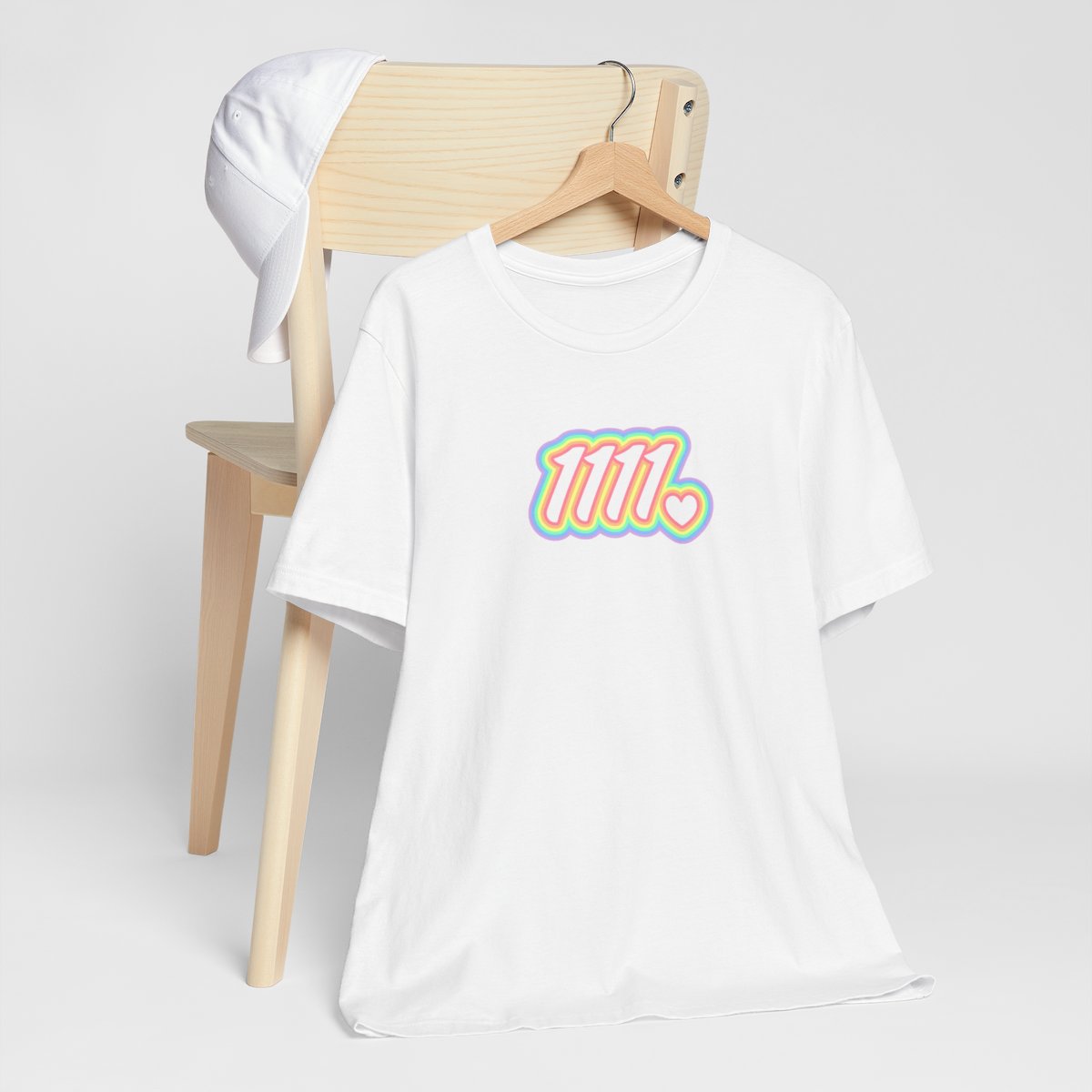 Angel Number T-Shirt Retro Heart Graphic, 1111 222 333 444 555 666 777 888 999, Spiritual Connection, Metaphysical Numerology 5D Lightworker