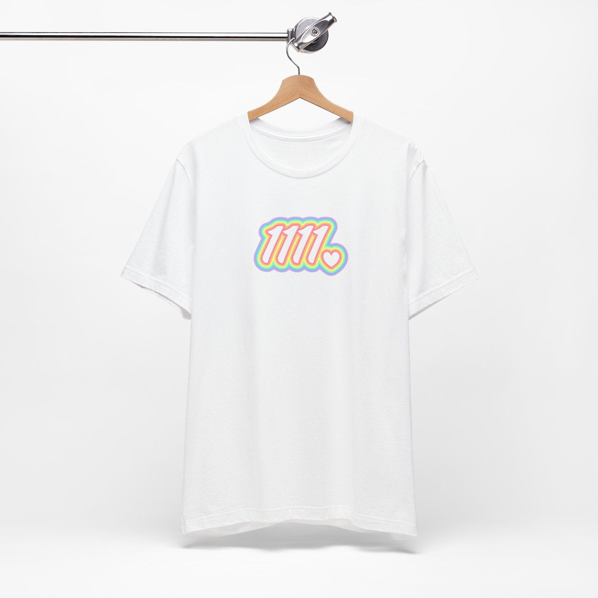 Angel Number T-Shirt Retro Heart Graphic, 1111 222 333 444 555 666 777 888 999, Spiritual Connection, Metaphysical Numerology 5D Lightworker